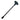8" Flat Black Universal Gas Key