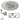 30" Round Stainless Steel Flat Pan with AWEIS System (18" Ring) - Natural Gas