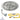 30" Round Stainless Steel Flat Pan with AWEIS System (24" Ring) - Natural Gas