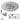 36" Round Stainless Steel Flat Pan with AWEIS System (18" Ring) - Natural Gas