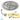 30" Round Stainless Steel Flat Pan with AWEIS System (24" Ring) - Whole House Propane