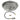 19" Round Stainless Steel Drop-In Pan w/Match Light Kit - Propane
