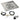 36" Square Stainless Steel Drop-In Pan with Spark Ignition Kit (18" Fire Pit Ring) - Natural Gas