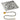24" Square Stainless Steel Drop-In Pan with Match Light Kit (18" Fire Pit Ring) - Natural Gas