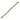 STAINLESS STEEL QUIET FLEX 1/2" OD W/ 1/2" FLARE NUTS X 28"